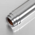Stainless Steel Self Adhesive Peel and Stick Wallpaper 16"x 317" Q611436