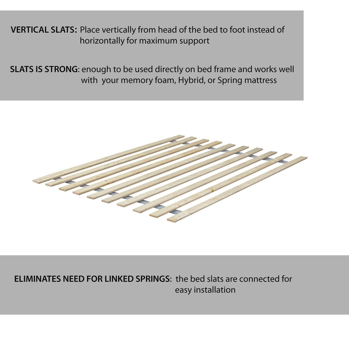 King Wooden Bunkie Board J4086