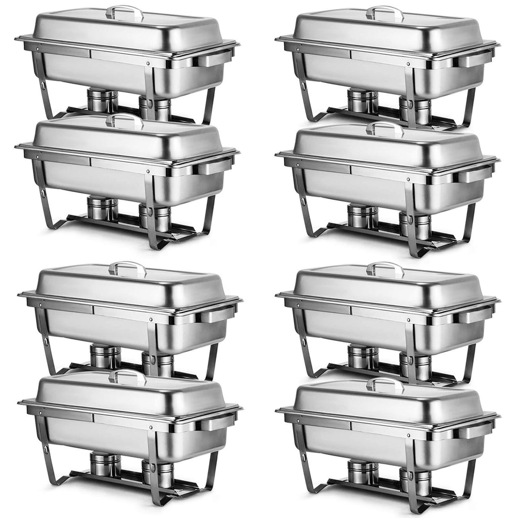 8 Quart Stainless Steel Full Size Chafing Dish Set B409123
