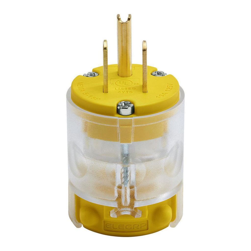 15 Amp Light Up Male Plug N7407