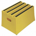 Plastic Step Stand 500 lb. Load Capacity Yellow P112889