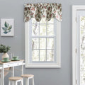 Floral Printed Lined Scallop Valance 58" x 15" E407