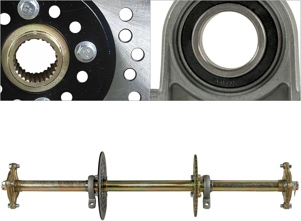 815mm Rear Axle Shaft Kit with 7.5" Brake Disc R10895