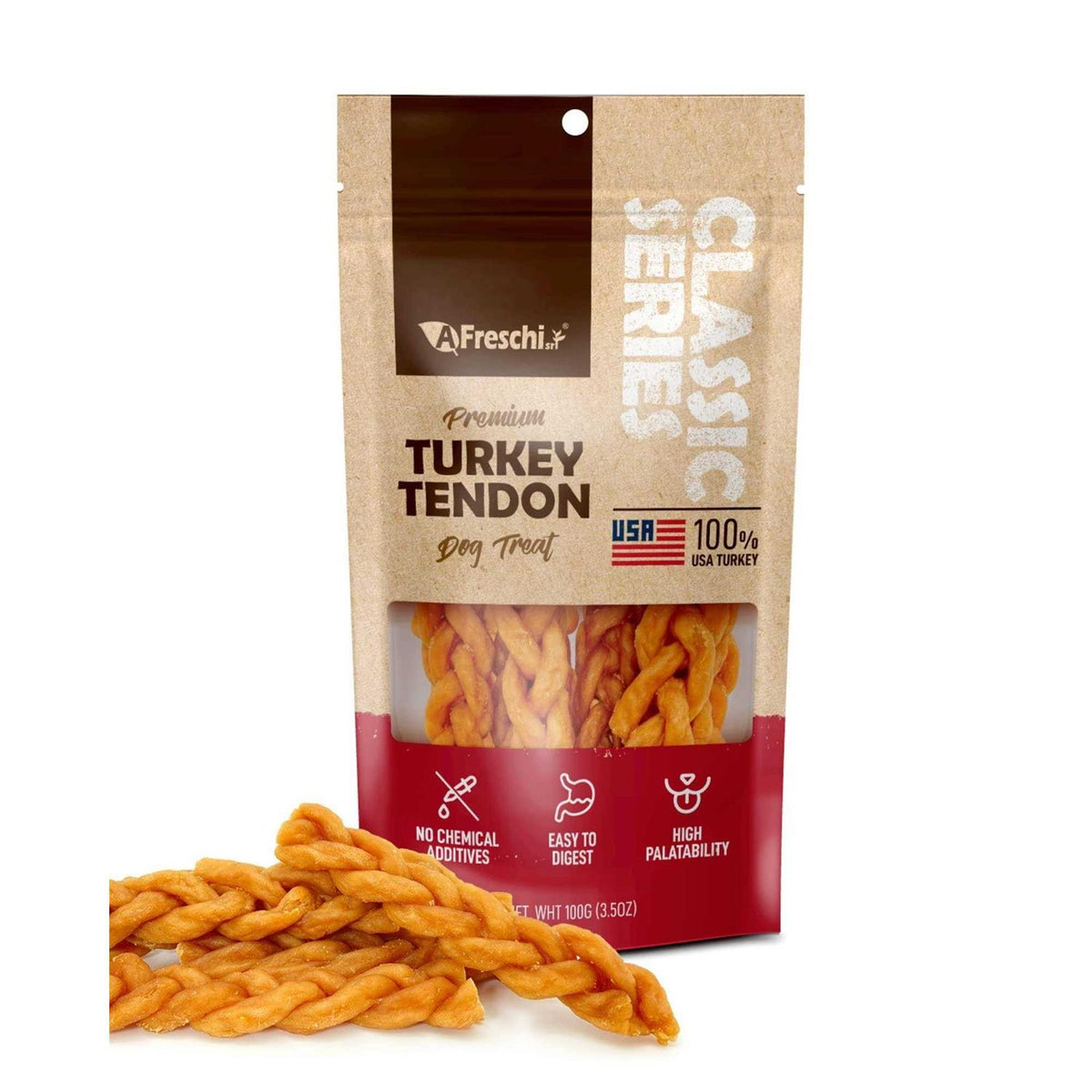 Turkey Tendon Dog Treats X5026