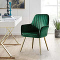 Velvet Accent Chair No Wheels F40290