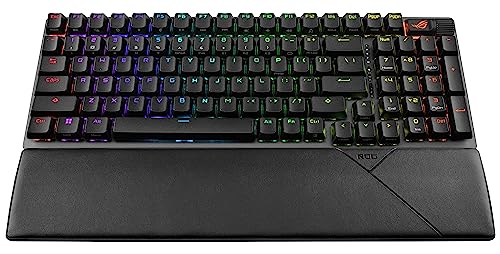 Wireless Gaming Keyboard, Hot-Swappable Switches, PBT Keycaps, RGB-Black K314