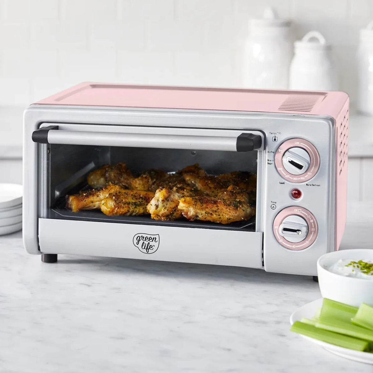 Pink Air Fry Toaster Oven O192920