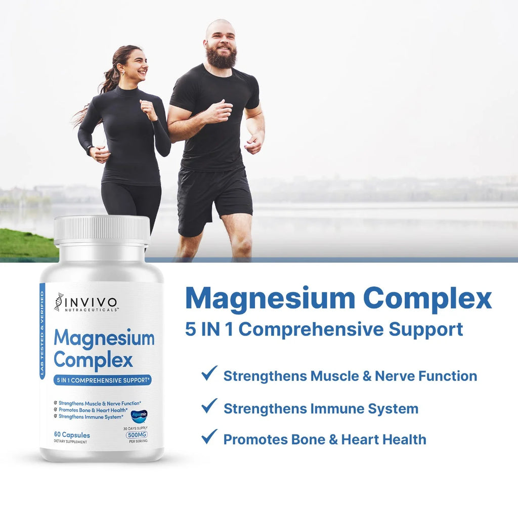 Magnesium Complex 500 mg 60 Capsules E38911