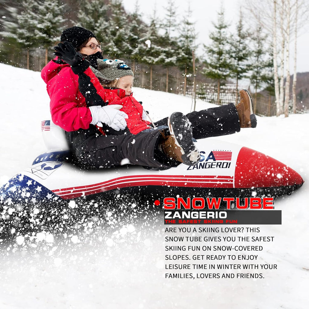 Heavy Duty Inflatable Snow Sled Pack of 2 R72933