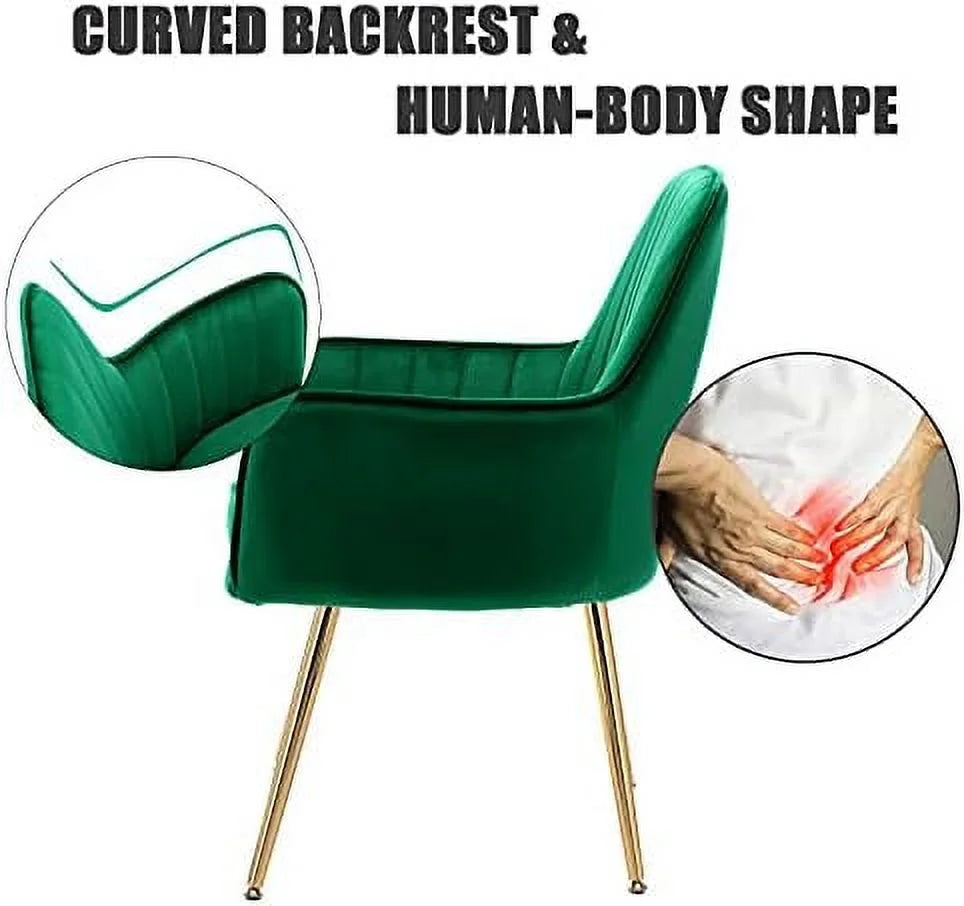 Velvet Accent Chair No Wheels F40290