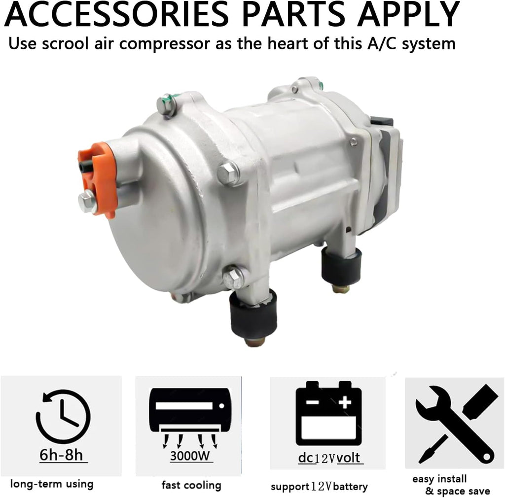 12V DC Under Dash Car Air Conditioner A90816