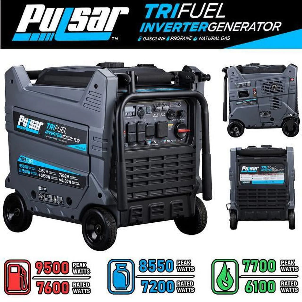 9500W Tri Fuel Portable Inverter Generator S7188