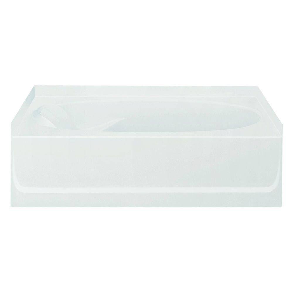 Ensemble Bathtub, 60-Inch x 42-Inch x 16-Inch, Right-Hand, White P28969