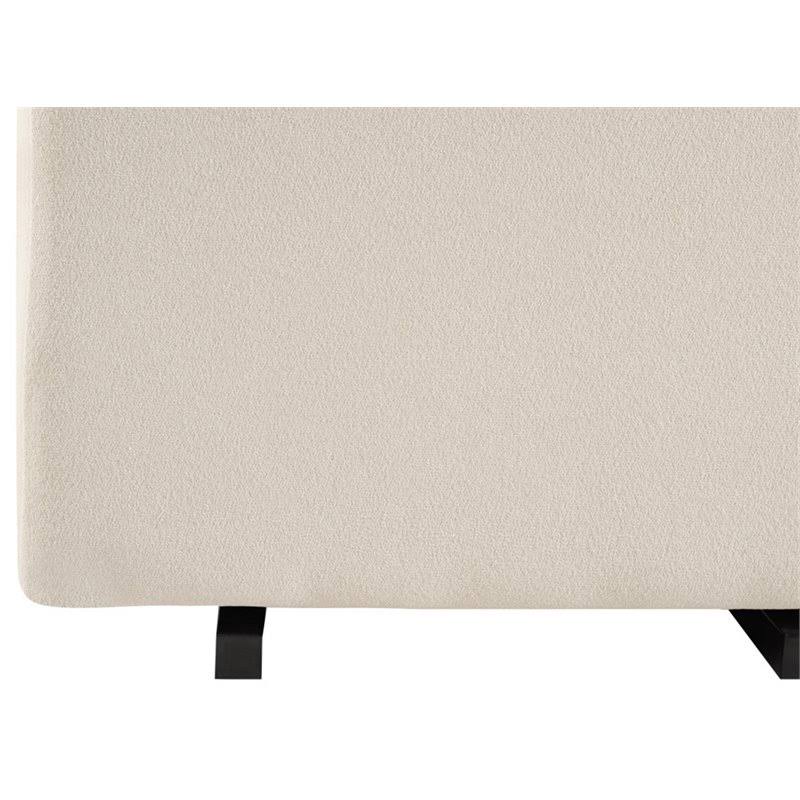 Cream Gliding Ottoman U44658