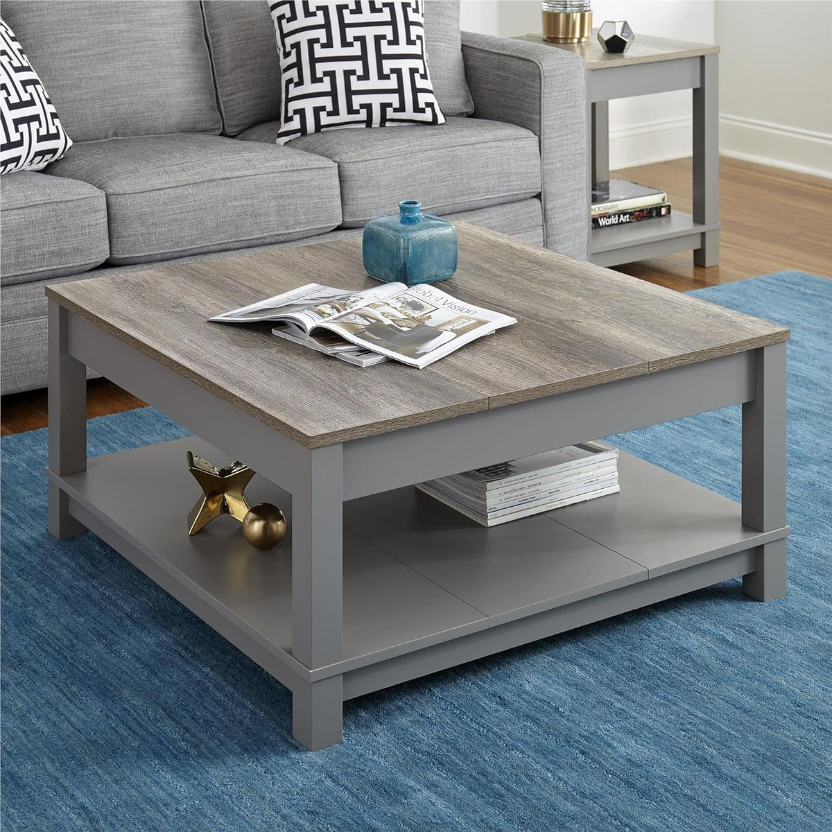Gray Coffee Table L479884