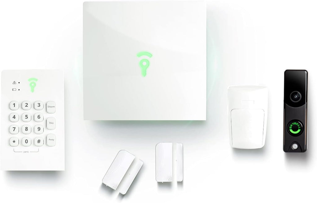 6 Piece Home Security System with Doorbell Camera D8315