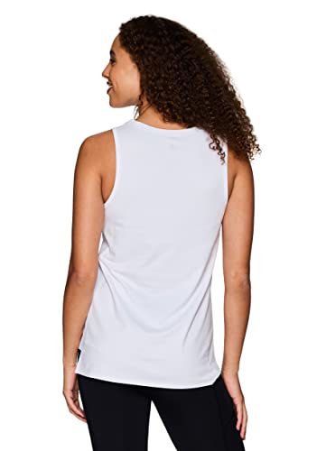 Women's Relaxed Fit Super Soft Ribbed Side Sleeveless Workout Tank Top N127613