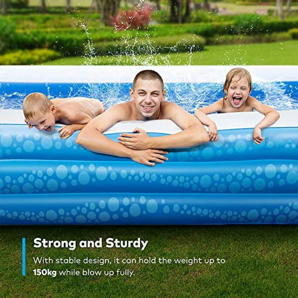 Inflatable Swimming Pool, 118" X 69" X 21" Y164