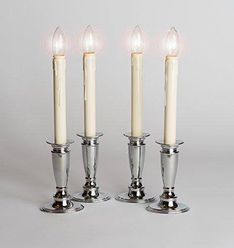 Set of 4 Battery Operated Window Candles L8801