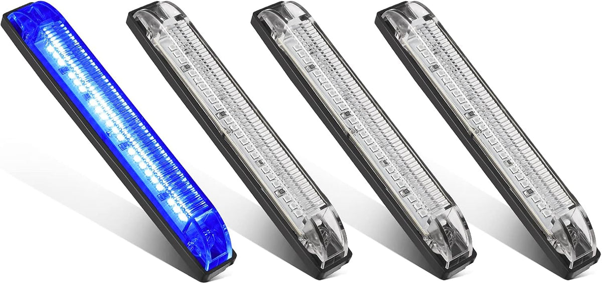 White LED Utility Strip Surface Mount Marker Lights Pack of 2 Q16183