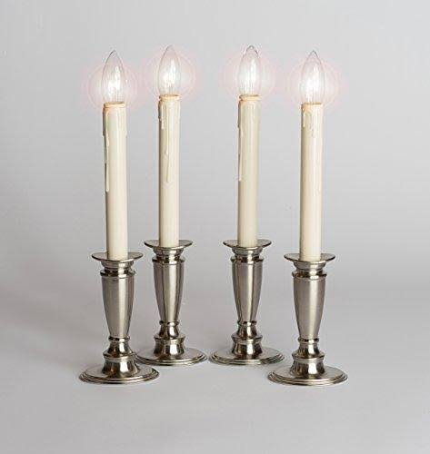 Set of 4 Battery Operated Window Candles L8801