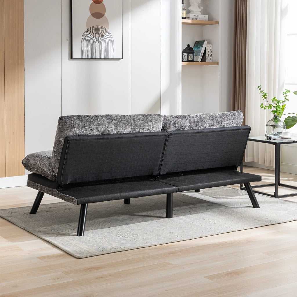 Grey Convertible Sofa Bed I169607