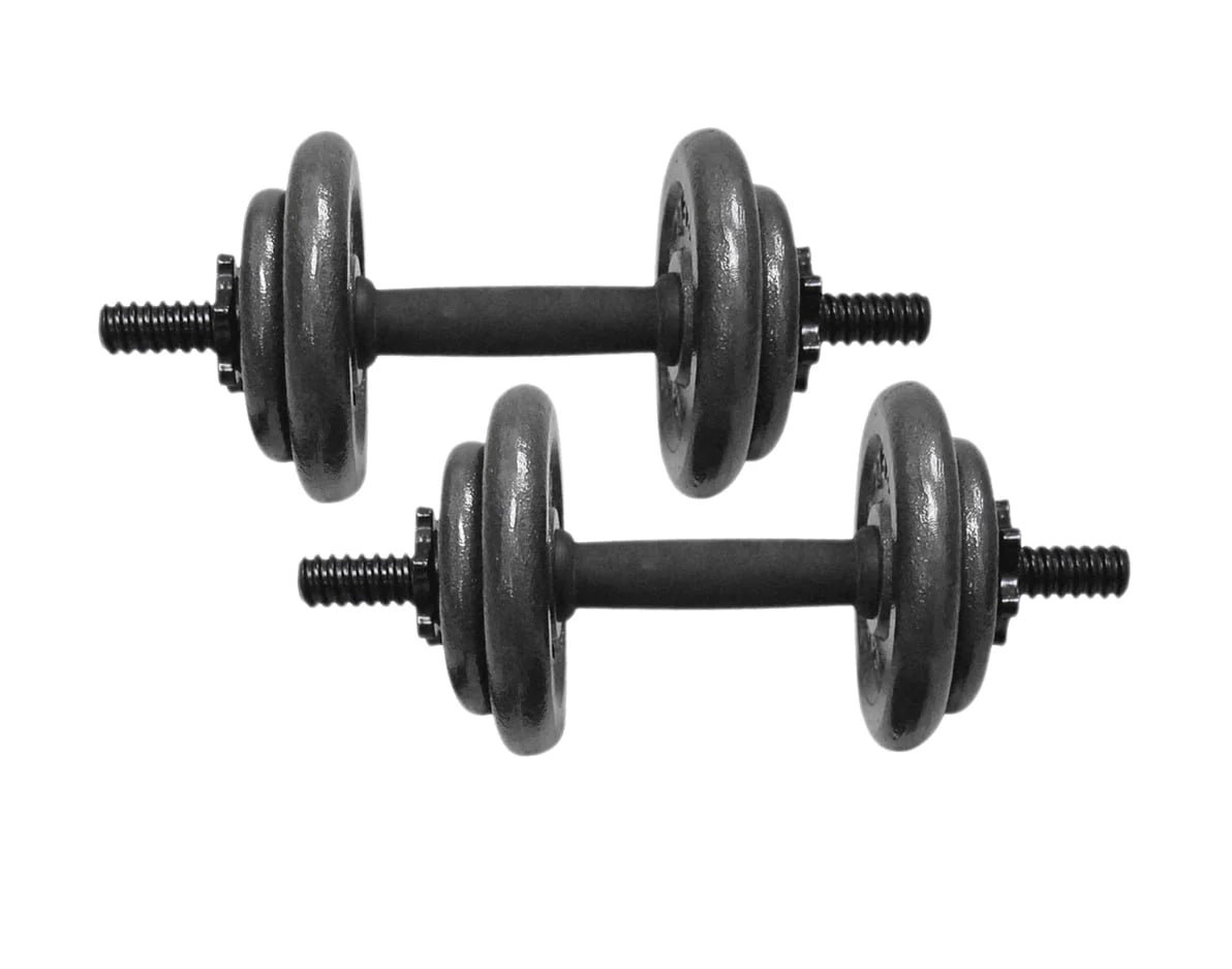 40lb Adjustable Cast Iron Dumbbell Set U13124