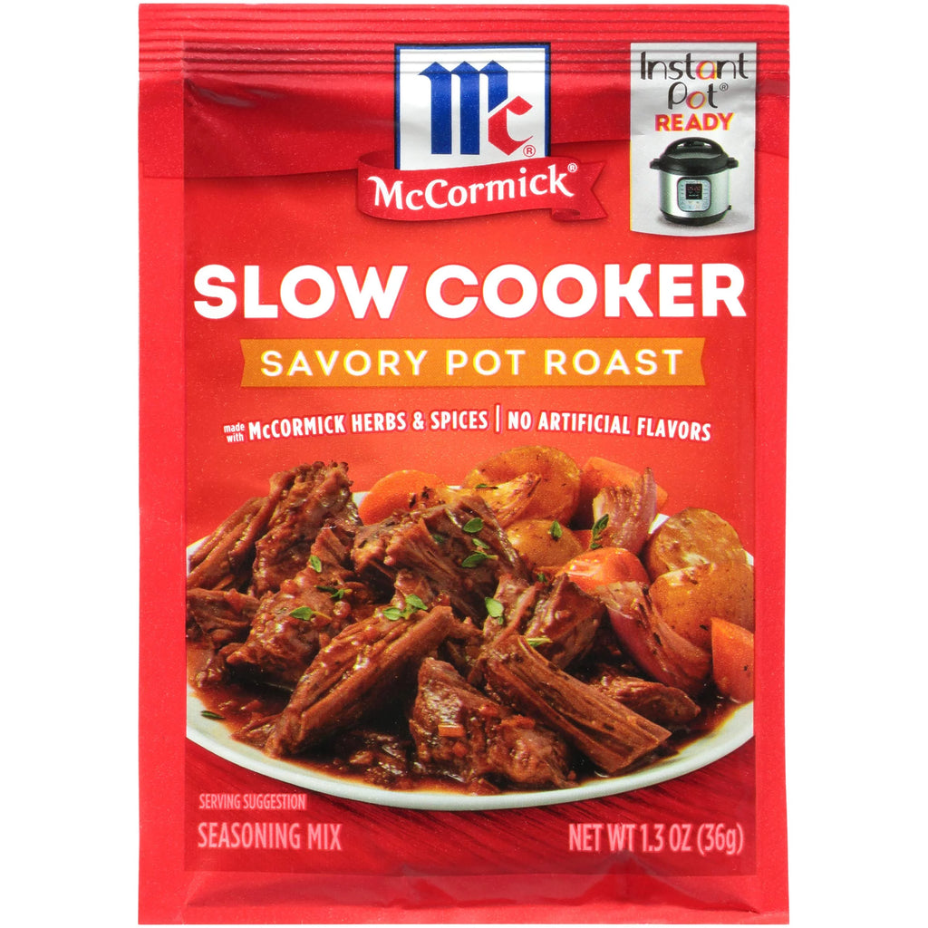 1.3 oz Slow Cooker Savory Pot Roast Seasoning Mix (Pack of 32) T70958