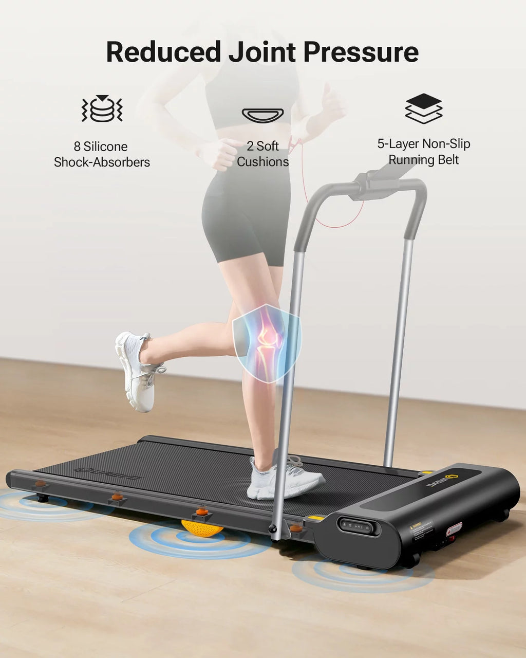 2 in 1 Folding Treadmill 2.5HP N613015