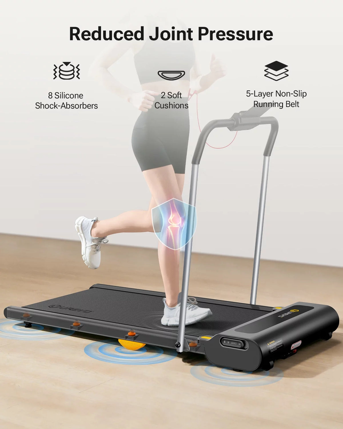 2 in 1 Folding Treadmill 2.5HP N613015
