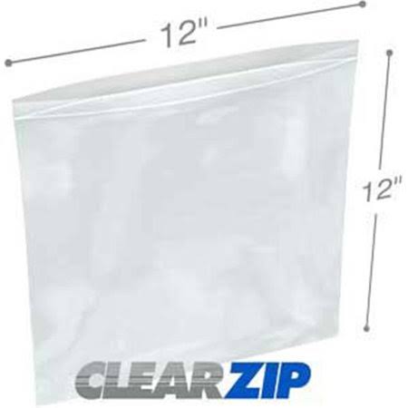 ClearZip Lock Bags 12 x 12 in. Case of 1000 C2934