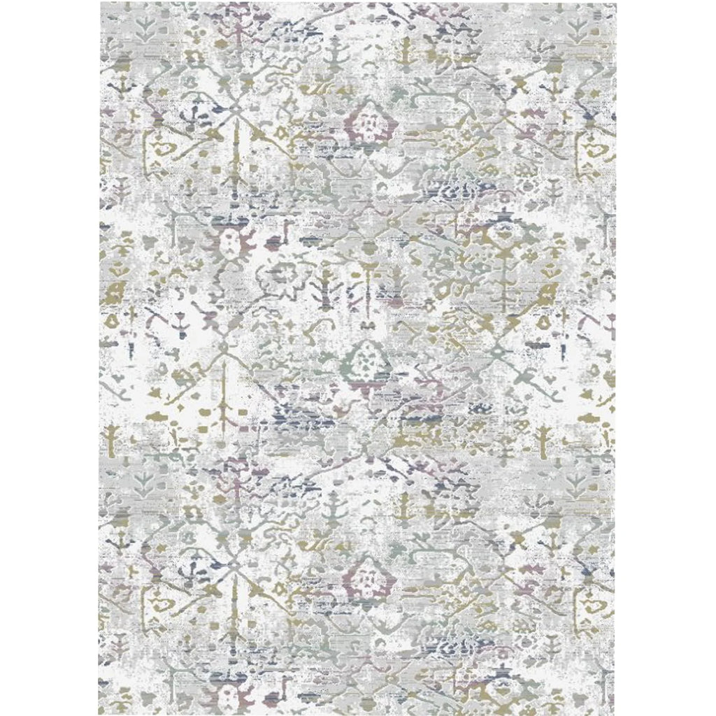 5'3" Round Multi Area Rug Z4413