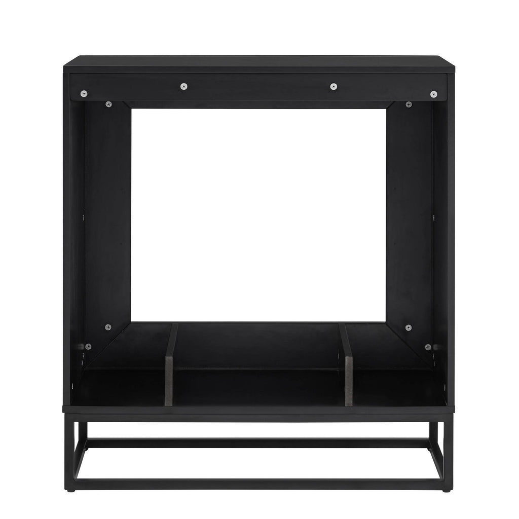 Contemporary Electric Fireplace - Black N413392
