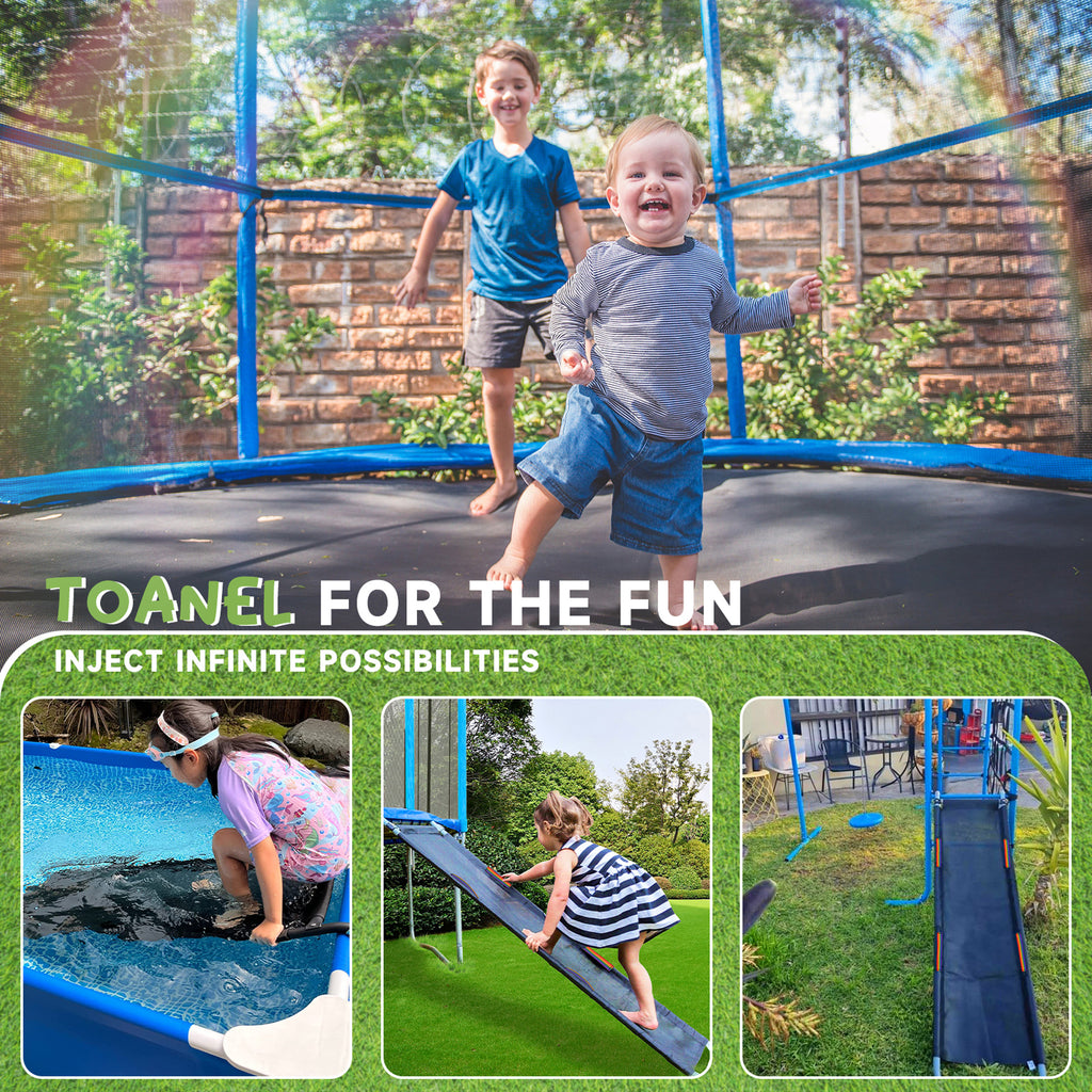 Trampoline Slide with Handles and Ladder Kit for Children Z915189