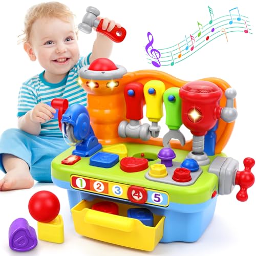 Musical Toddler Tool Bench with Sound Lights Effect Y951