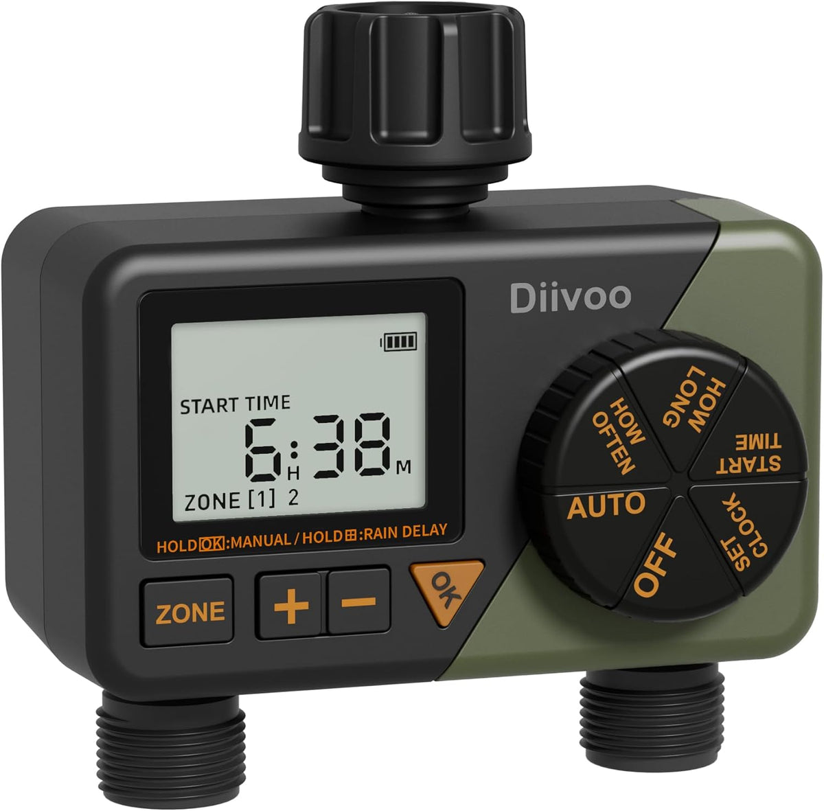 Programmable 2 Zone Water Hose Timer with Rain Delay Y939194