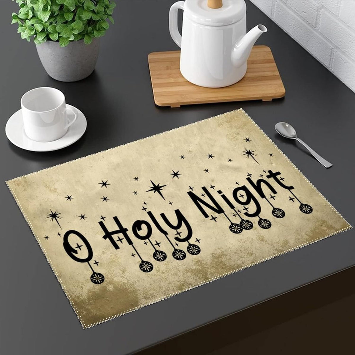 6 PCS Non-Slip Heat-Resistant Placemats B415296