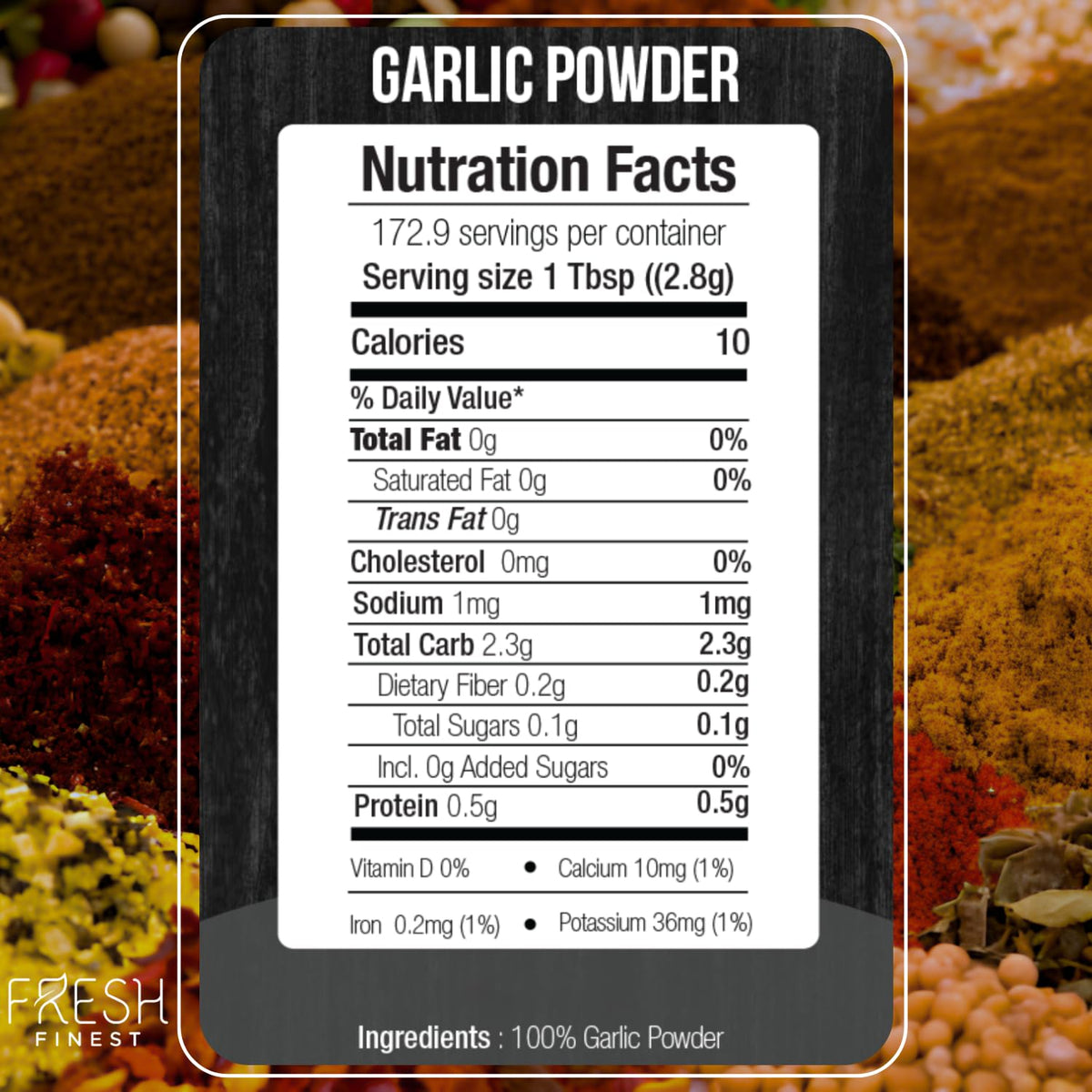 16 oz 2 Pack Garlic Powder Q52478