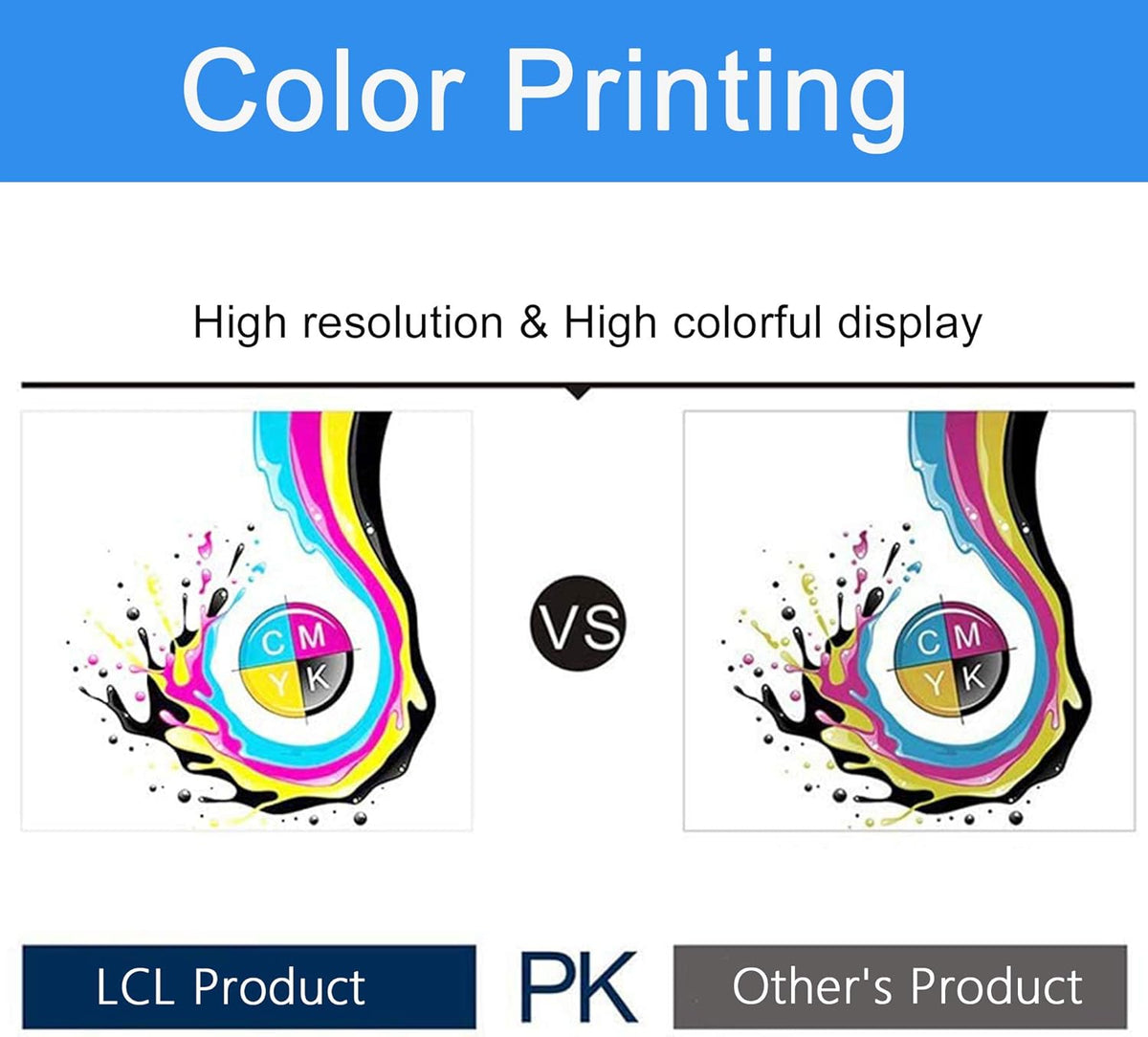 Compatible Toner Cartridge Replacement 4-Pack Black Cyan Magenta Yellow C12577