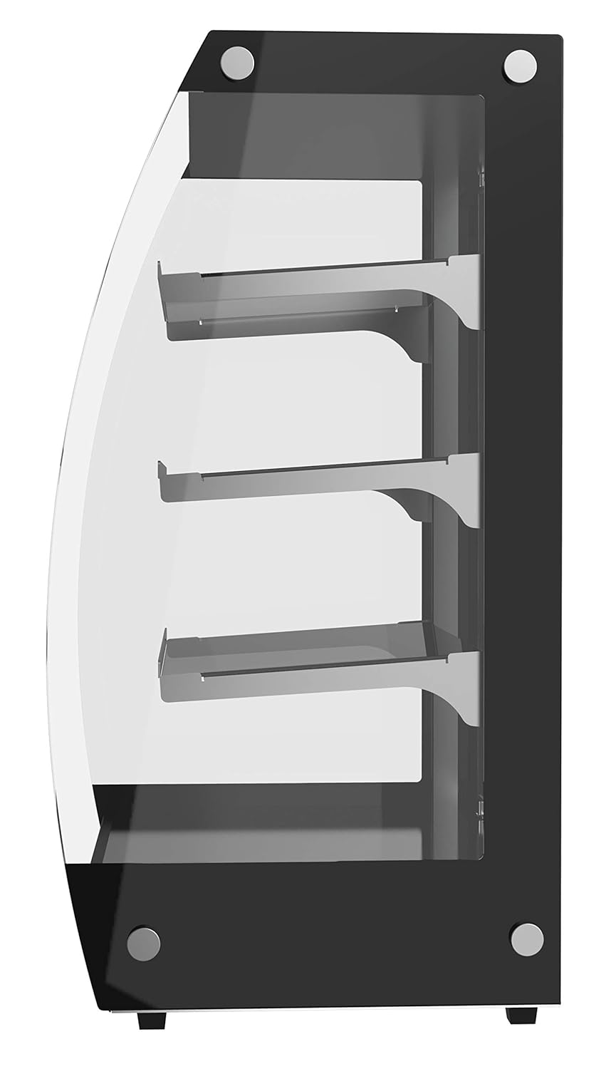 Commercial Glass Bakery Display Case 4 Tier with LED Lighting C201