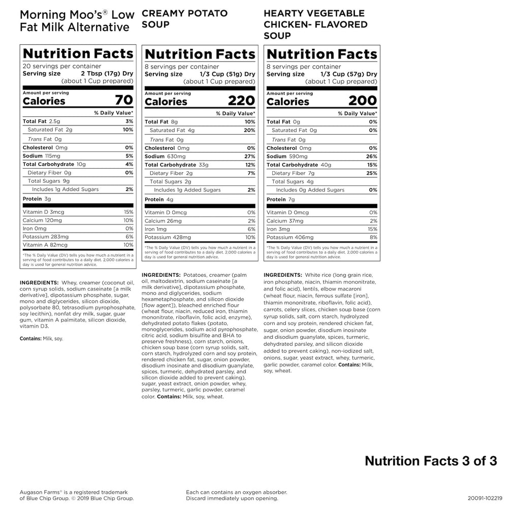 30-Day Emergency Food Supply W600