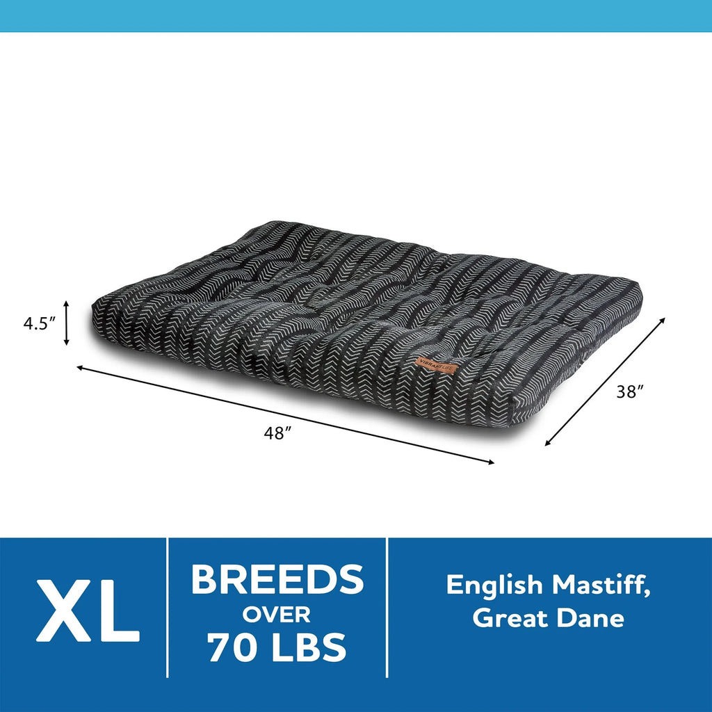 Black Extra Large Tufted Pet Bed Z41194