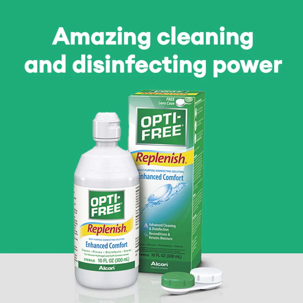 Multipurpose Contact Lens Disinfecting Solution, Two 10oz L28634
