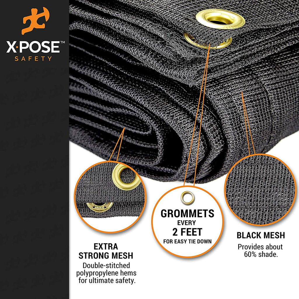 Heavy Duty Mesh Tarp 10’ x 14’ Black W7245