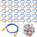 400 Pairs Corded Reusable Silicone Ear Plugs V805856