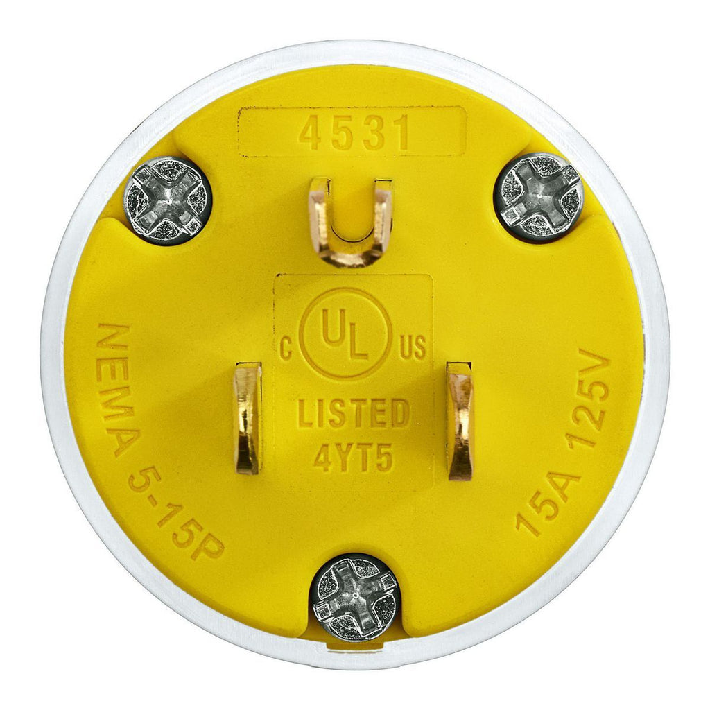 15 Amp Light Up Male Plug N7407