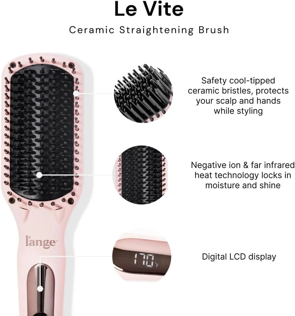 Heated Hair Straightener Brush B396081