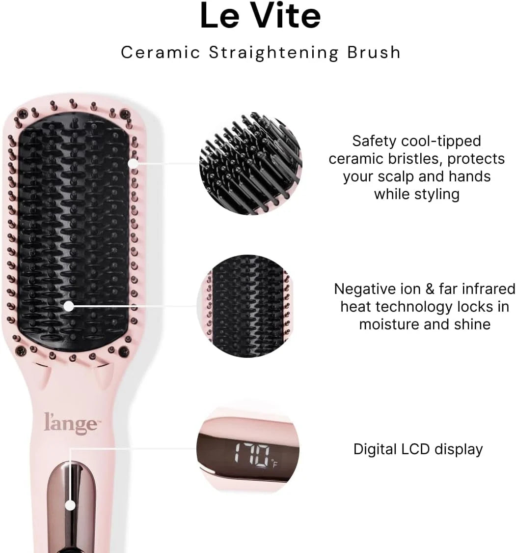 Heated Hair Straightener Brush B396081