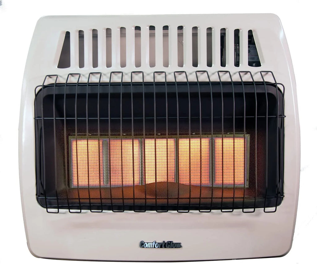 30,000 Btu 5 Plaque Natural Gas Infrared Vent Free Wall Heater K837231