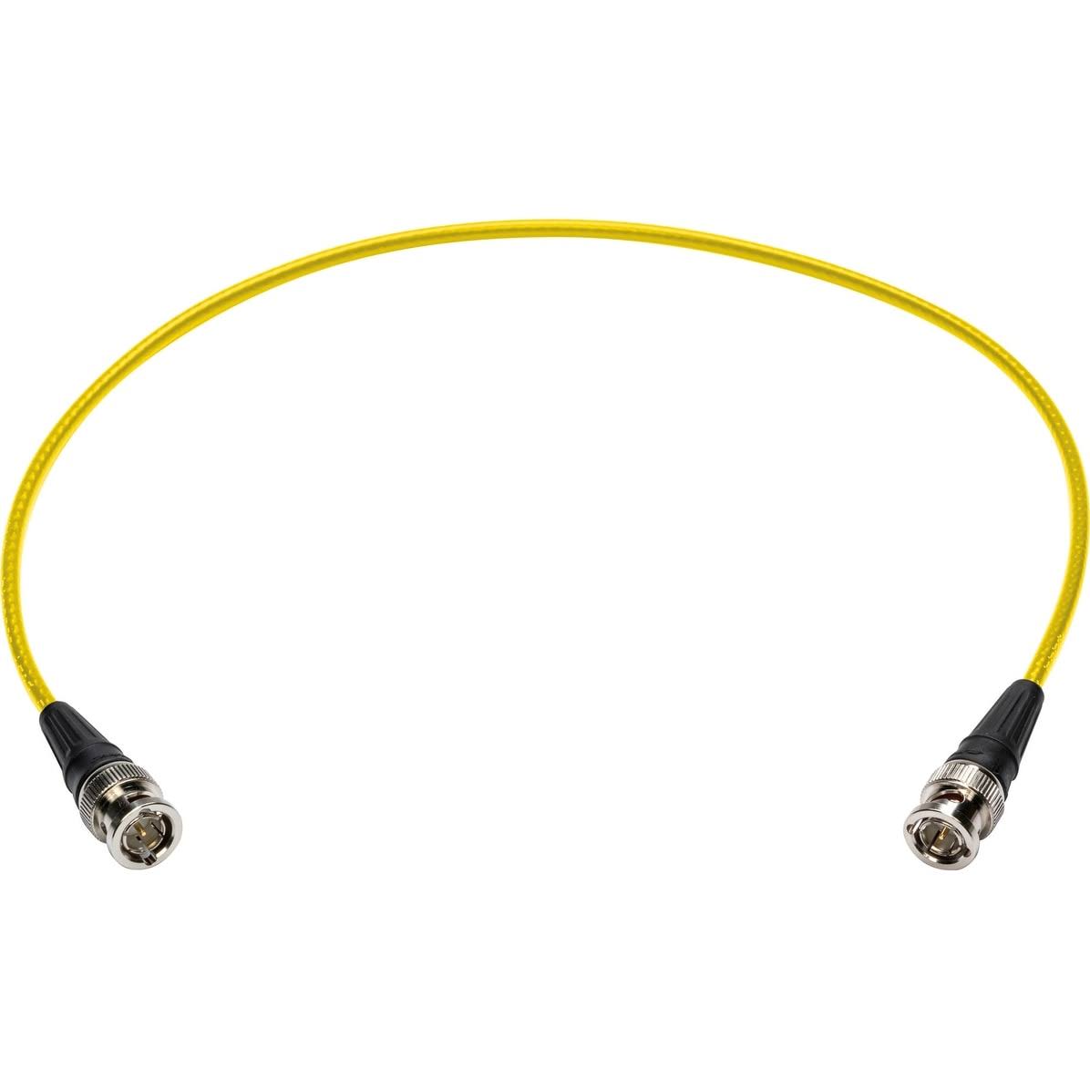Mini-RG59 12G-SDI/4K UHD Single Link BNC Cable - 100 Foot Yellow A6882